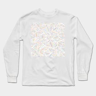 Abstraction Linear Rainbow Long Sleeve T-Shirt